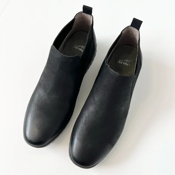 Dansko Louisa Burnished Calf ankle boots in black New! Winter shoes Size 41 EU - Picture 4 of 12